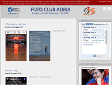 Tablet Screenshot of fotoclubadria.com